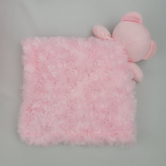 Little Beginnings Rosette Bear Lovie Security Blanket - Picture 5 of 11